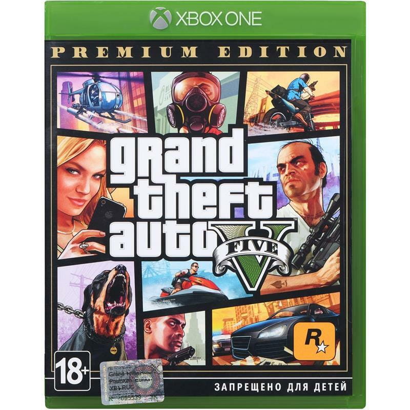 Игра Grand Theft Auto V Premium Edition для Xbox One, Russian subtitles, Blu-ray (5026555360005)