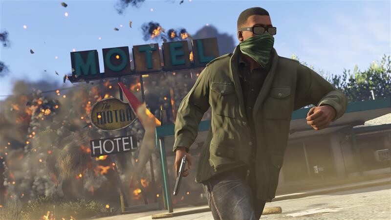 Игра Grand Theft Auto V Premium Edition для Sony PlayStation 4, Blu-ray (5026555424271)