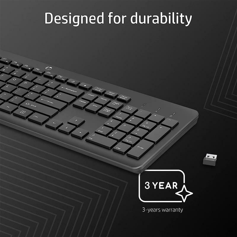 Клавіатура беспроводная HP 230 WL Black (3L1E7AA)