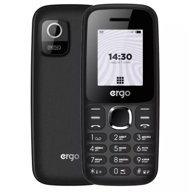Мобильный телефон Ergo B184 Dual Sim Black