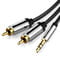 Фото - Кабель Vention 3.5 мм - 2хRCA (M/M), 8 м, Black (BCFBK) | click.ua