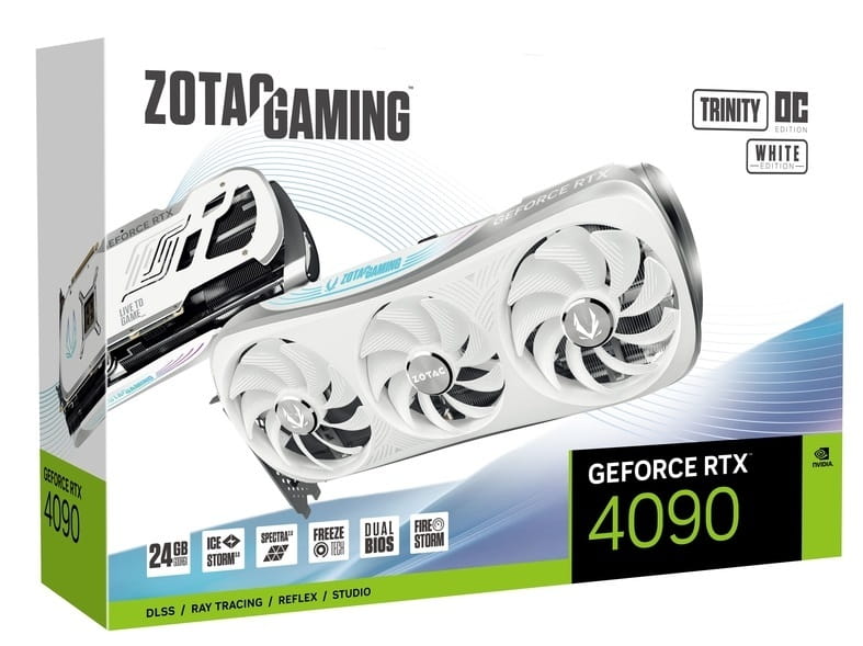 Видеокарта GF RTX 4090 24GB GDDR6X Trinity OC Gaming Zotac (ZT-D40900Q-10P)