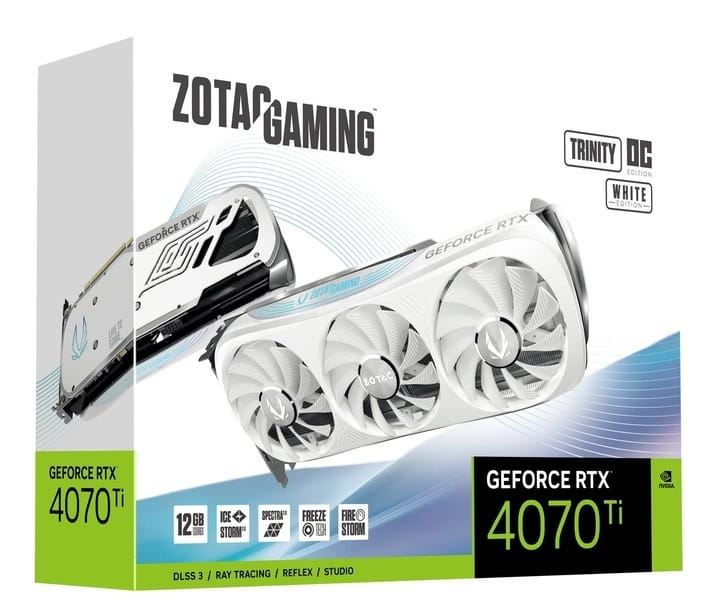 Відеокарта GF RTX 4070 Ti 12GB GDDR6X Trinity OC Gaming Zotac (ZT-D40710Q-10P)