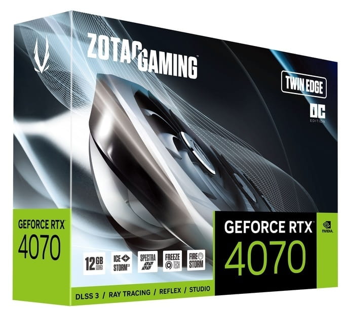 Відеокарта GF RTX 4070 12GB GDDR6X Twin Edge OC Gaming Zotac (ZT-D40700H-10M)