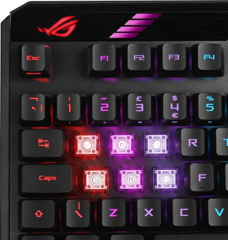 Клавиатура беспроводная Asus ROG Claymore II RD RGB WL Black (90MP01W0-BKUA01)