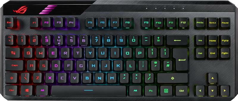 Клавиатура беспроводная Asus ROG Claymore II RD RGB WL Black (90MP01W0-BKUA01)