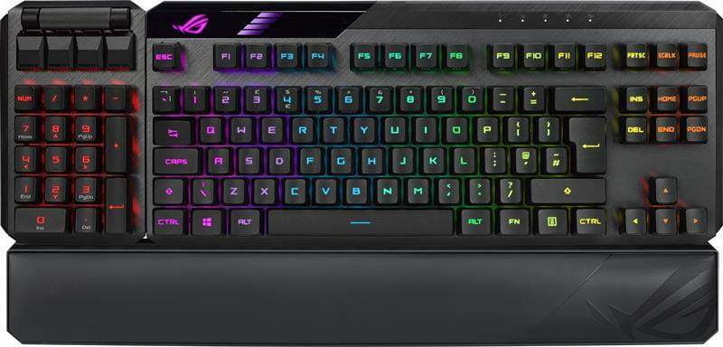 Клавиатура беспроводная Asus ROG Claymore II RD RGB WL Black (90MP01W0-BKUA01)