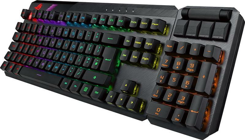 Клавиатура беспроводная Asus ROG Claymore II RD RGB WL Black (90MP01W0-BKUA01)