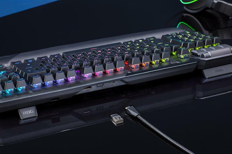 Клавиатура беспроводная Asus ROG Claymore II RD RGB WL Black (90MP01W0-BKUA01)