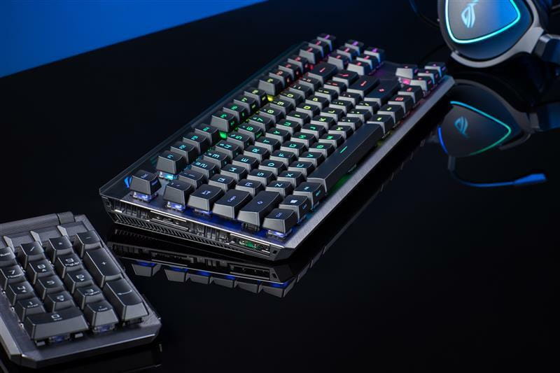 Клавиатура беспроводная Asus ROG Claymore II RD RGB WL Black (90MP01W0-BKUA01)