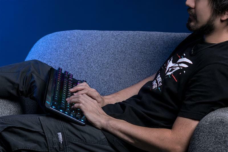 Клавиатура беспроводная Asus ROG Claymore II RD RGB WL Black (90MP01W0-BKUA01)