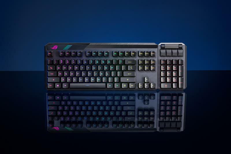 Клавиатура беспроводная Asus ROG Claymore II RD RGB WL Black (90MP01W0-BKUA01)