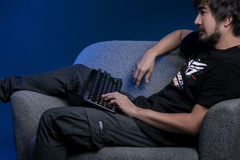 Клавиатура беспроводная Asus ROG Claymore II RD RGB WL Black (90MP01W0-BKUA01)