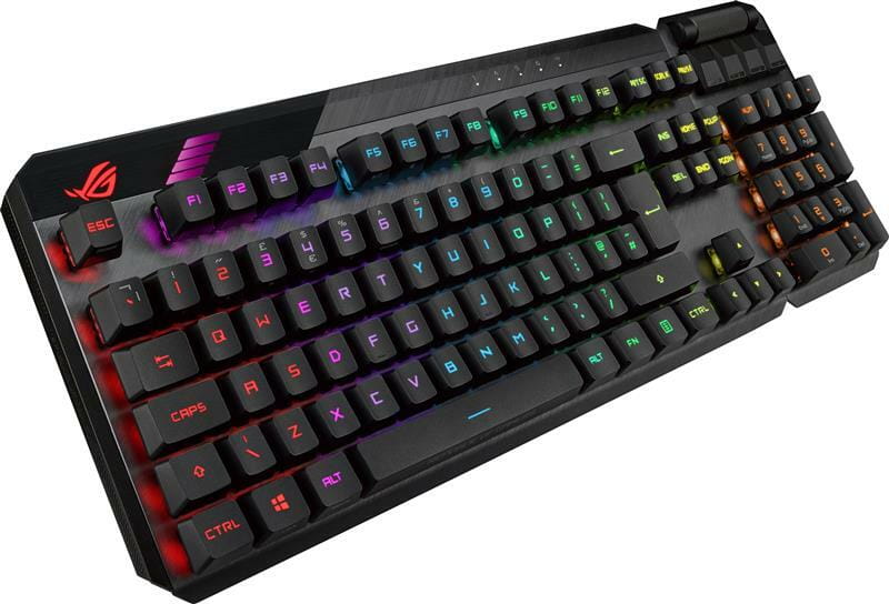 Клавиатура беспроводная Asus ROG Claymore II RD RGB WL Black (90MP01W0-BKUA01)