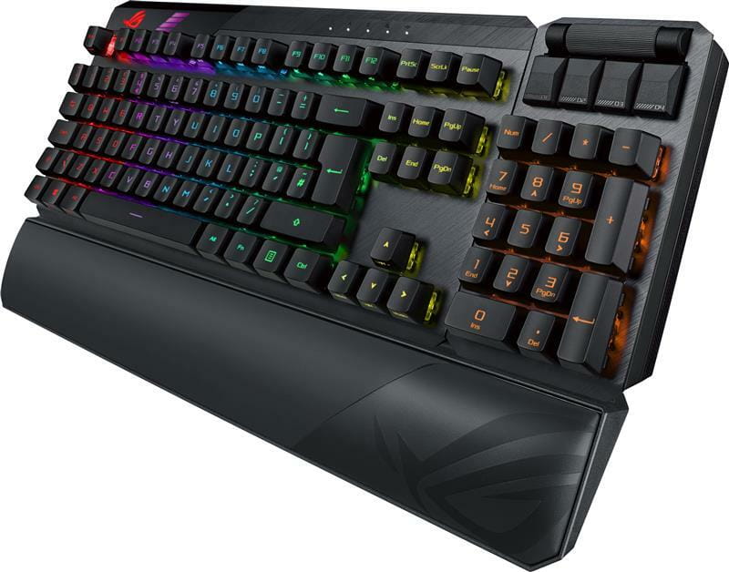 Клавиатура беспроводная Asus ROG Claymore II RD RGB WL Black (90MP01W0-BKUA01)