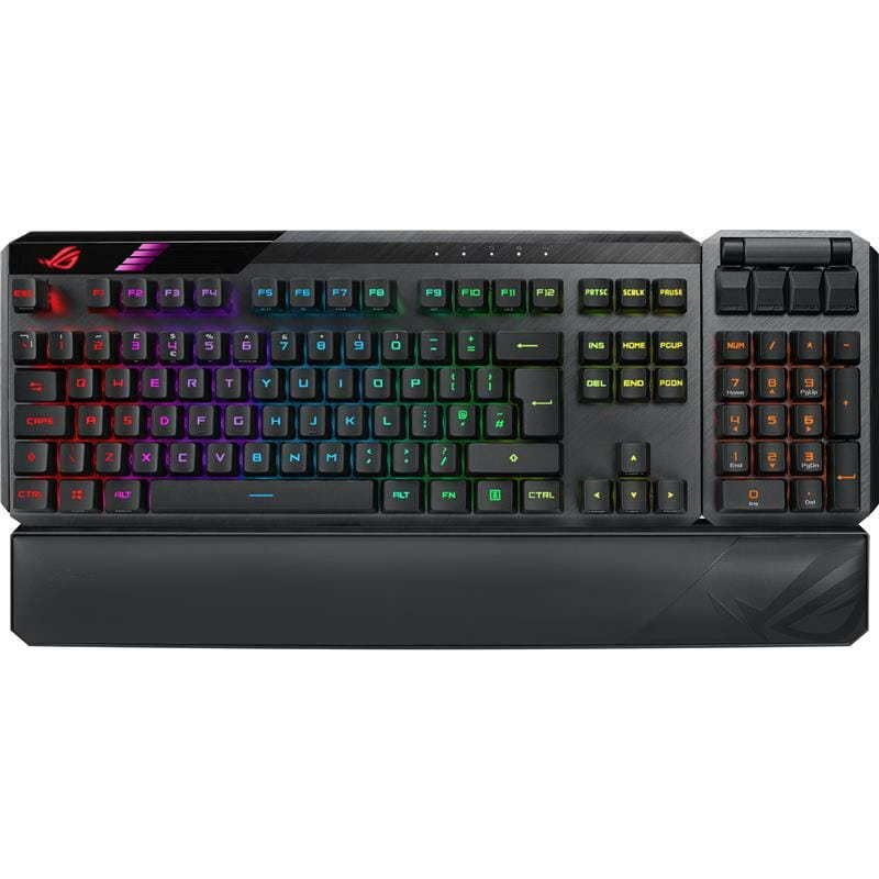 Клавиатура беспроводная Asus ROG Claymore II RD RGB WL Black (90MP01W0-BKUA01)