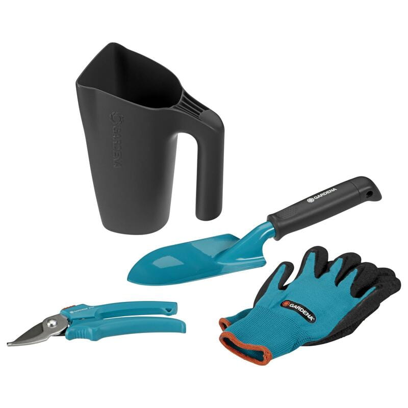Комплект садовых инструментов Gardena Classic Ergo (арт.8950, 8754, 11511) с ковшом (08966-30.000.00)