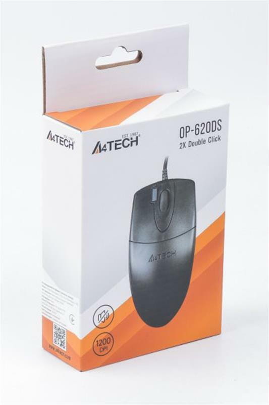Мышь A4Tech OP-620DS Black