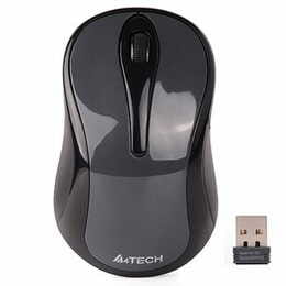 Мышь беспроводная A4Tech G3-280NS Glossy Grey