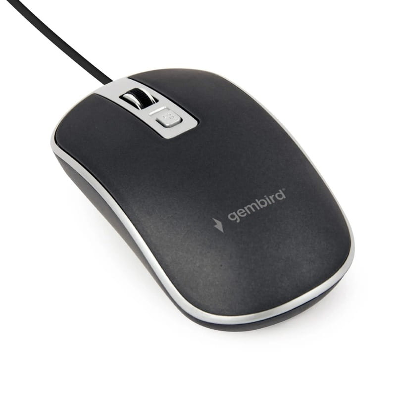 Мышь Gembird MUS-4B-06-BS Black/Silver