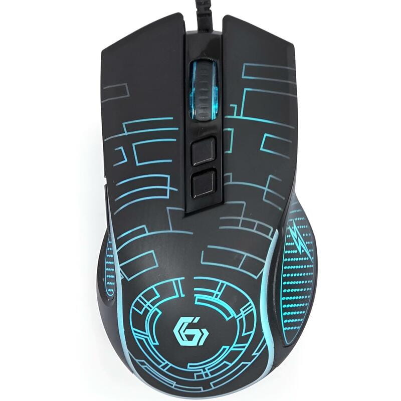 Миша Gembird MUSG-RGB-01 Black