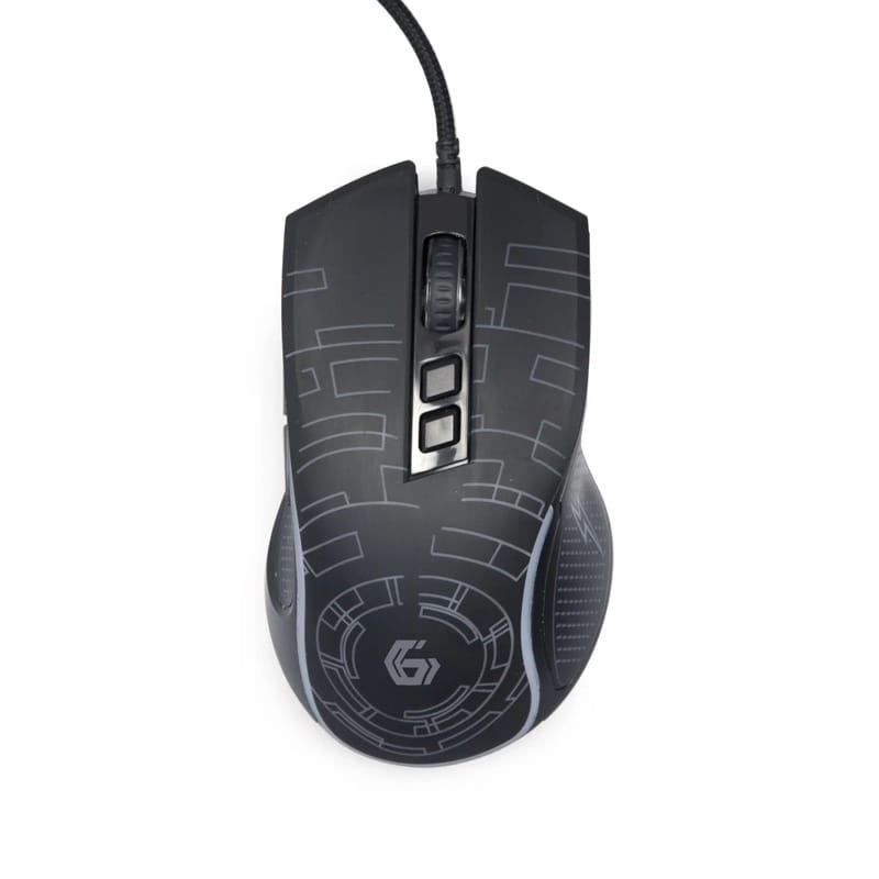 Миша Gembird MUSG-RGB-01 Black