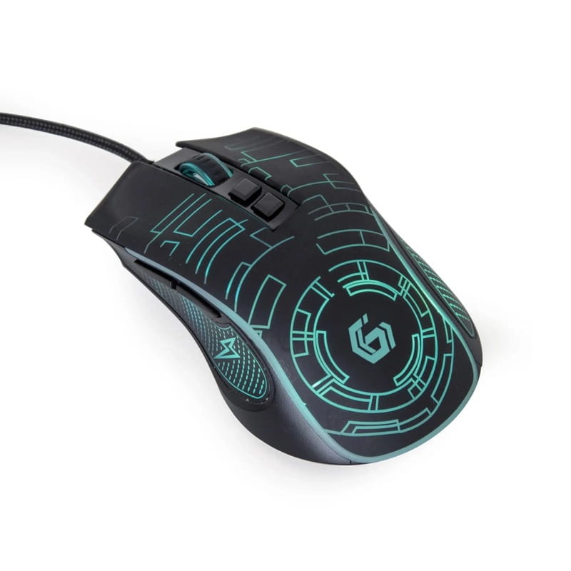 Миша Gembird MUSG-RGB-01 Black