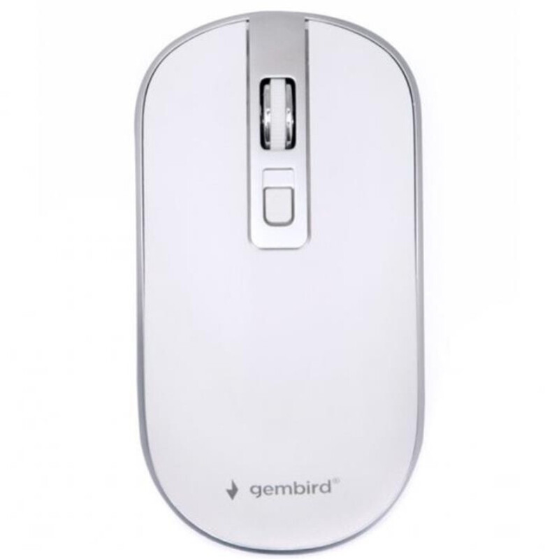Миша бездротова Gembird MUSW-4B-06-WS White/Silver