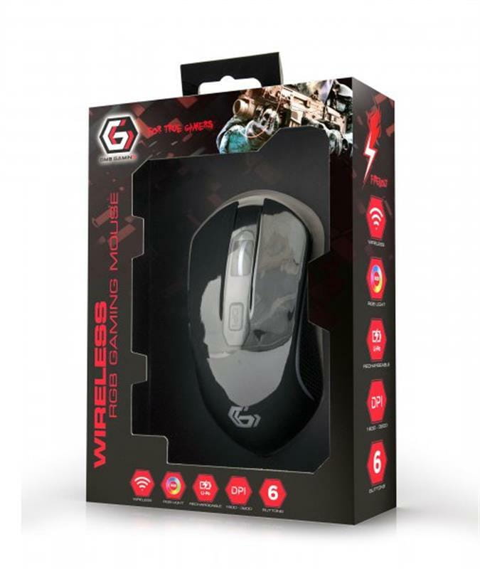 Мышь беспроводная Gembird MUSGW-6BL-01 Black