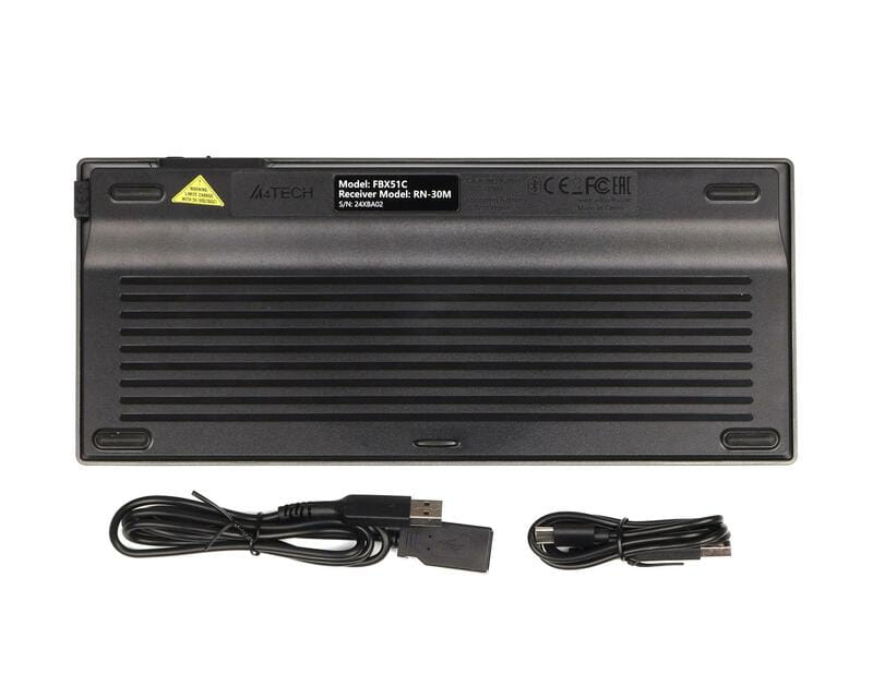 Клавиатура беспроводная A4Tech Fstyler FBX51C Grey