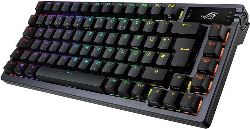 Клавиатура беспроводная Asus ROG Azoth RGB WL BT Black (90MP0316-BKUA01)