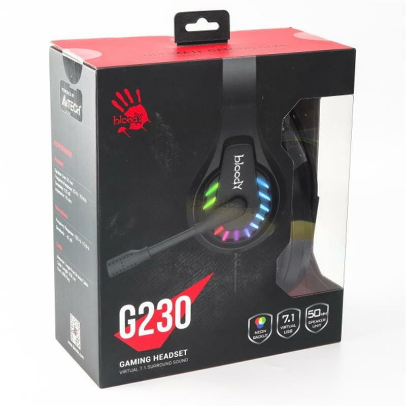 Гарнитура A4Tech Bloody G230 Black