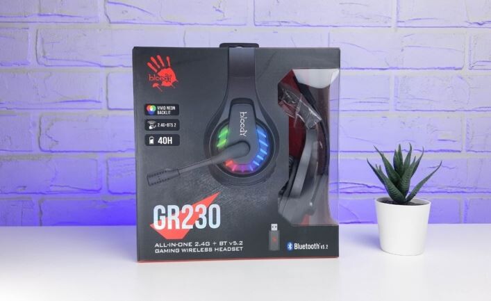 Bluetooth-гарнитура A4Tech Bloody GR230 Black