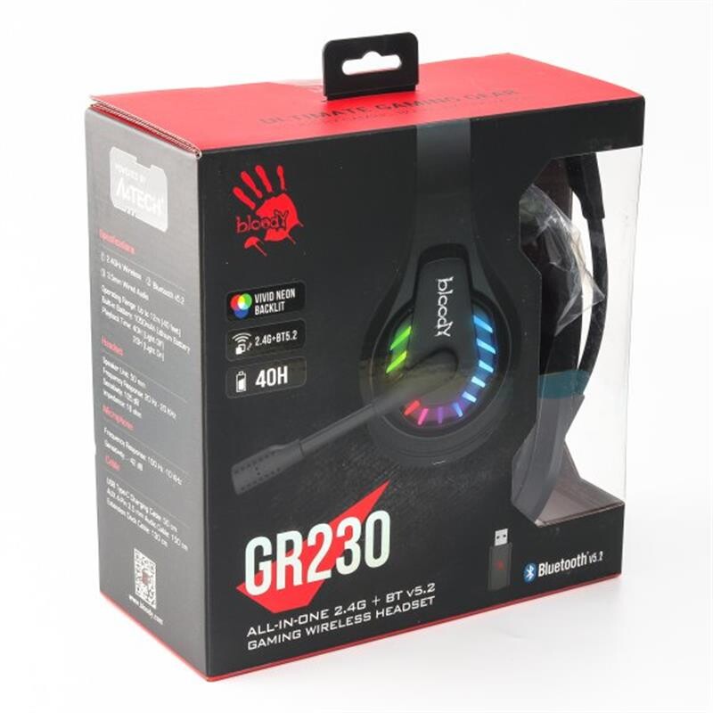 Bluetooth-гарнитура A4Tech Bloody GR230 Black