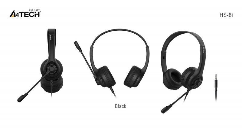 Гарнитура A4Tech HS-8i Black