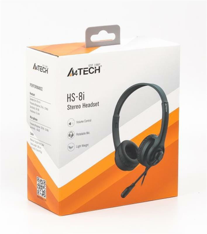 Гарнитура A4Tech HS-8i Black
