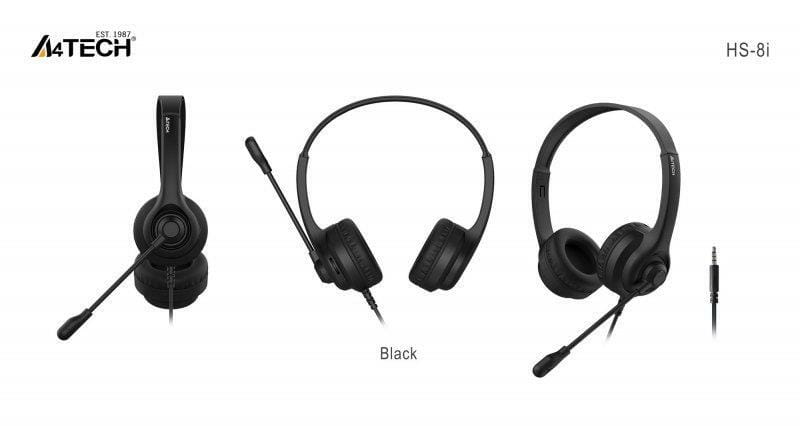 Гарнитура A4Tech HS-8i Black