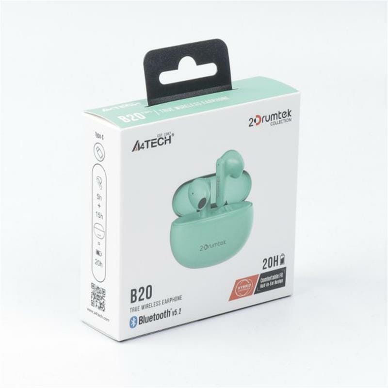 Bluetooth-гарнитура A4Tech B20 Mint Green