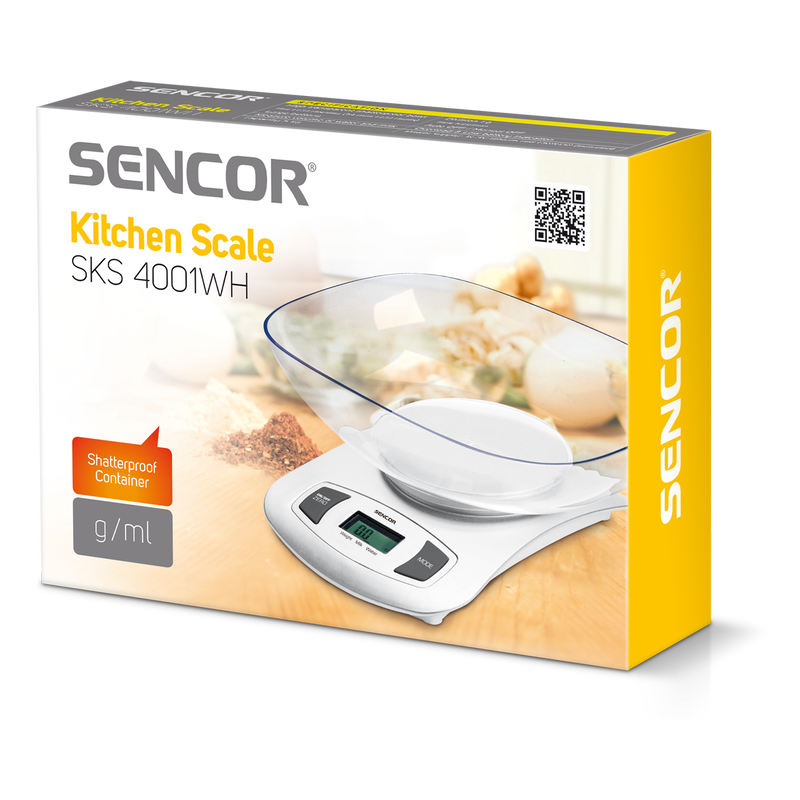 Ваги кухонні Sencor SKS 4001WH