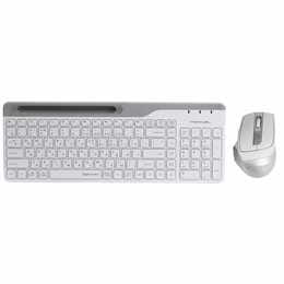 Комплект (клавиатура, мышь) беспроводной A4Tech FB2535C Icy White