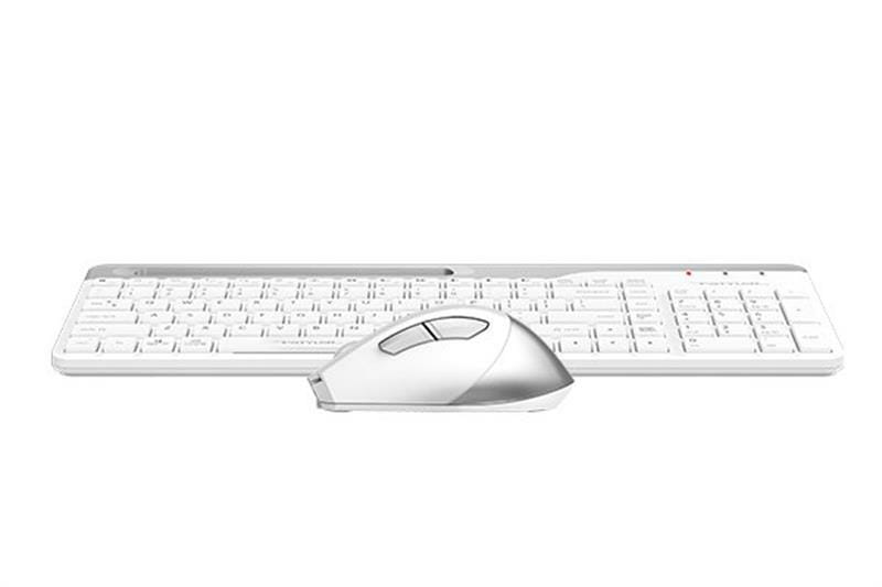 Комплект (клавиатура, мышь) беспроводной A4Tech FB2535C Icy White