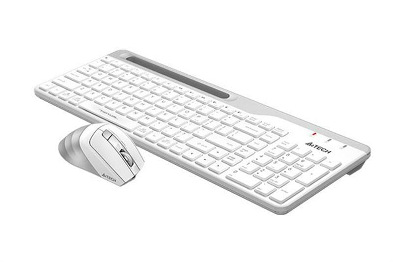 Комплект (клавиатура, мышь) беспроводной A4Tech FB2535C Icy White