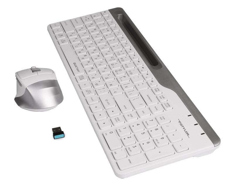 Комплект (клавиатура, мышь) беспроводной A4Tech FB2535C Icy White
