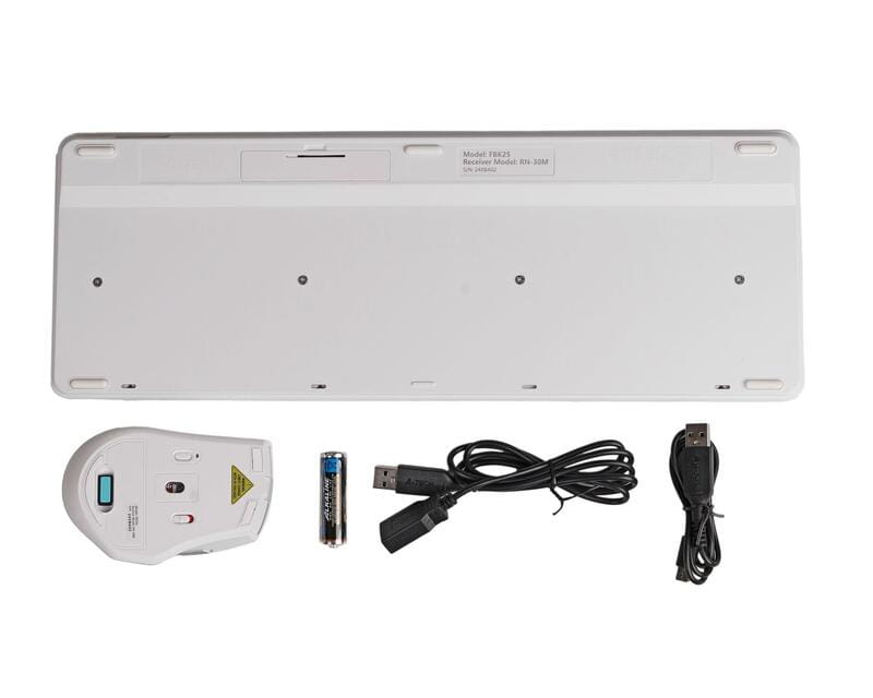 Комплект (клавиатура, мышь) беспроводной A4Tech FB2535C Icy White