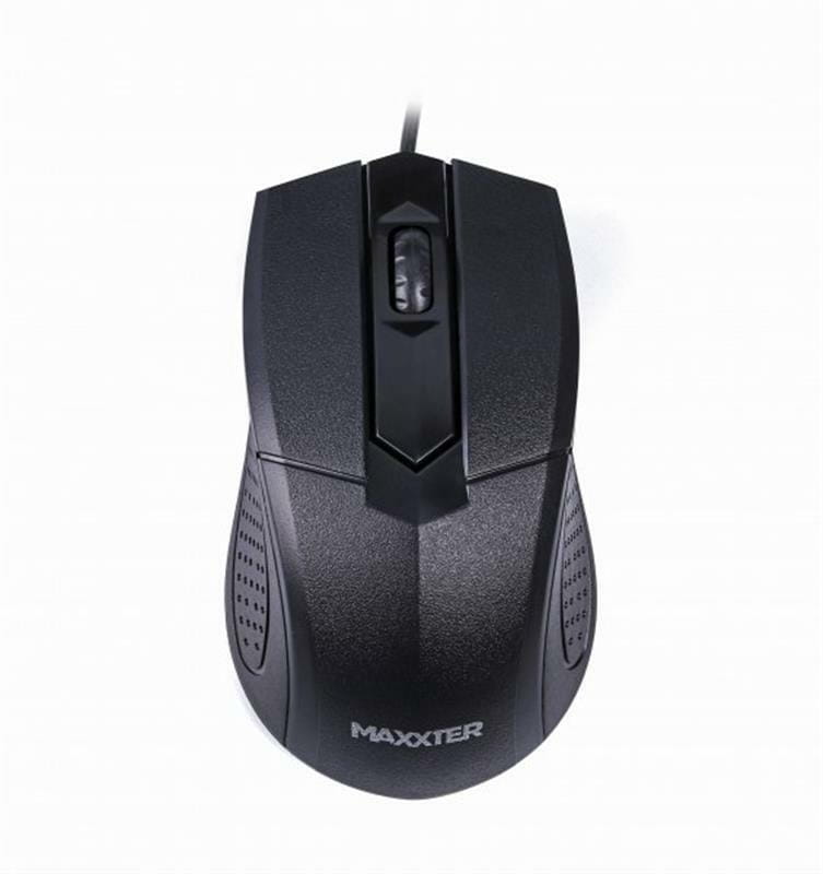 Комплект (клавиатура, мышь) Maxxter KMS-CM-02-UA Black