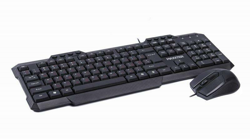 Комплект (клавиатура, мышь) Maxxter KMS-CM-02-UA Black