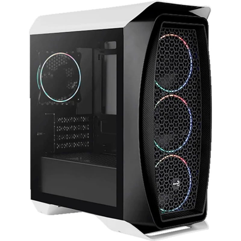 Корпус AeroCool Aero One Mini Eclipse-G-WT-v1 (ACCS-PB18143.21) Black/White без БП