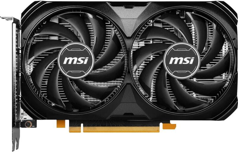 Видеокарта GF RTX 4060 8GB GDDR6 Ventus 2X Black OC MSI (GeForce RTX 4060 VENTUS 2X BLACK 8G OC)