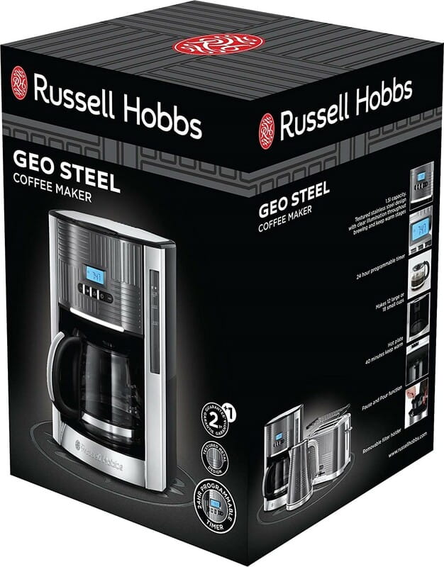 Кофеварка Russell Hobbs 25270-56 Geo Steel