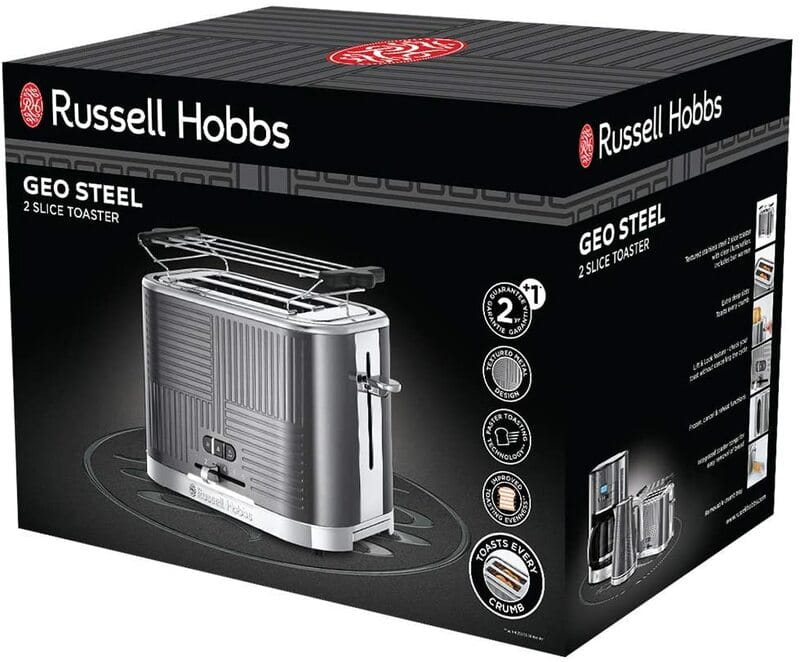 Тостер Russell Hobbs 25250-56 Geo Steel
